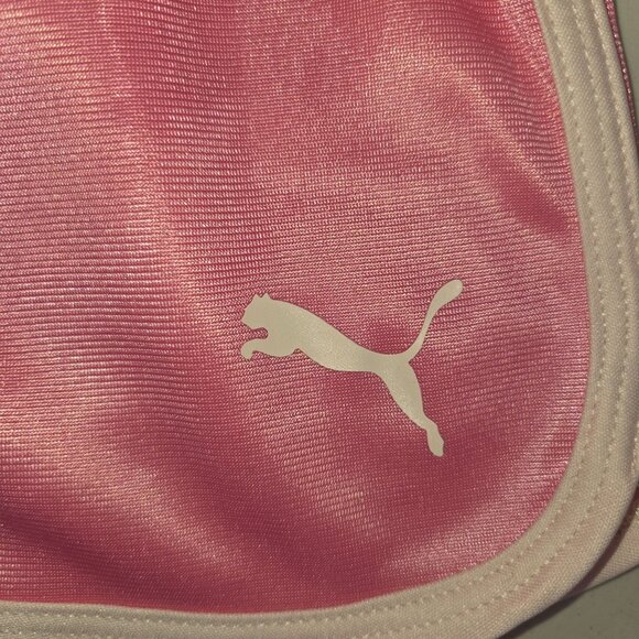 Puma Youth Girls 6/7 3-Piece Outfit: Pink Sweatshirt Navy Tee Pink Shorts 4163 - Picture 15 of 16